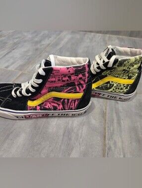 Vans Sk8-Hi Lady Vans Rare Graphic High Top Sneakers Women's Size 10